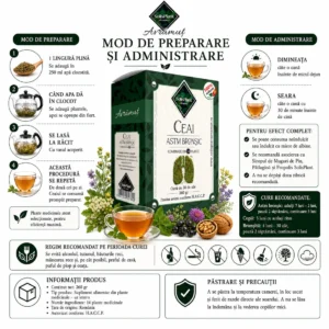 Ceai Astm Bronșic 260gr