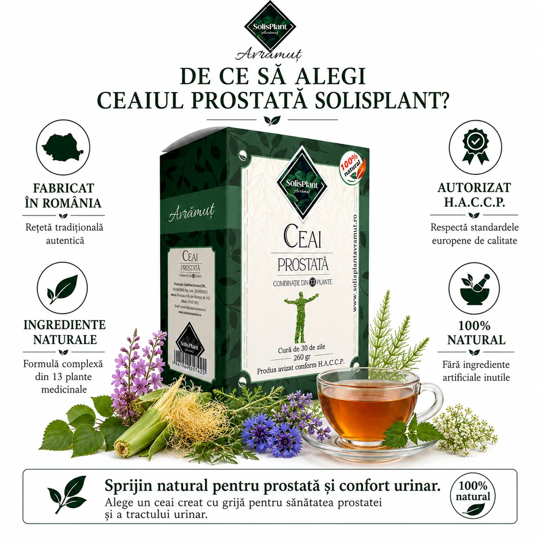 Ceai Prostată 260gr - imagine 2