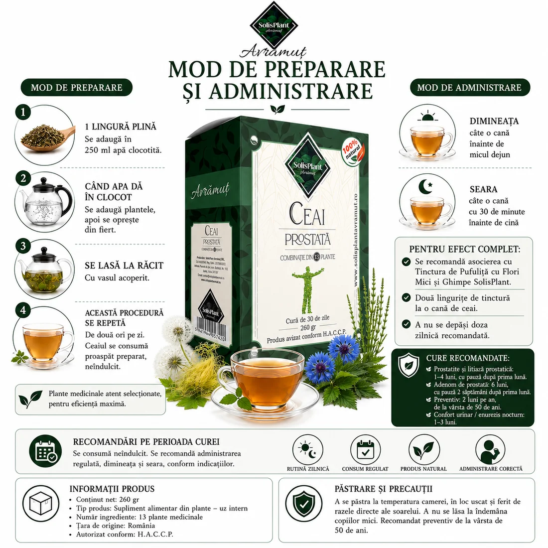 Ceai Prostată 260gr - imagine 4