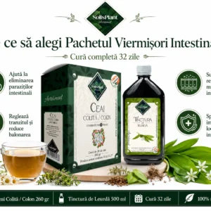 Pachet Viermișori Intestinali (Tenie, Giardia)