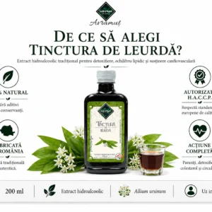 Tinctură de Leurdă 200 ml- SolisPlant Avrămuț