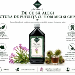 Tinctură de Pufuliţă cu Flori Mici şi Ghimpe 500 ml- SolisPlant Avrămuț