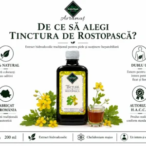 Tinctură de Rostopască 200 ml- SolisPlant Avrămuț