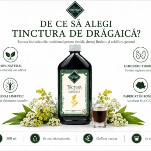 Tinctură de Drăgaică 500ml- SolisPlant Avrămuț