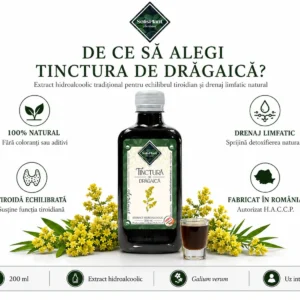 Tinctură de Drăgaică 200ml- SolisPlant Avrămuț
