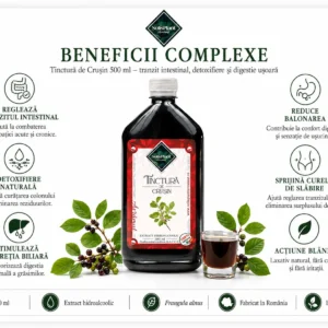 Tinctură de Crușin 500 ml- SolisPlant Avrămuț