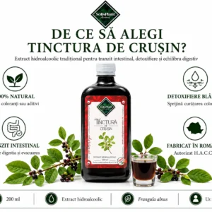 Tinctură de Crușin 200ml- SolisPlant Avrămuț