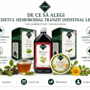 Pachet Hemoroidal / Tranzit Intestinal Lent