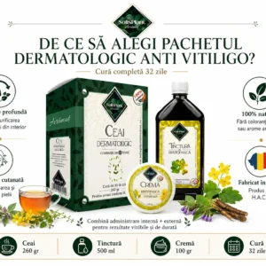 Pachet Dermatologic – Detoxifiant, Anti Vitiligo
